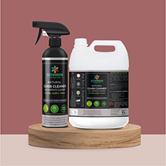 All in One Glass Cleaner |100% Natural & Plant based Ingredients | Streak Free Cleaning| Chemical Free | Alcohol & Sulphates Free | Family Safe|Beegreen